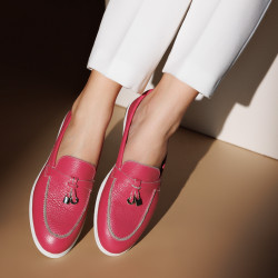 Dámske mokasíny 6082 biz fuchsia lifestyle