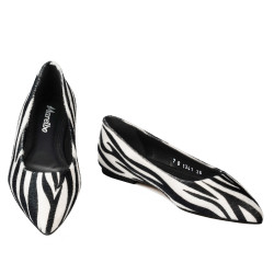 Dámske balerínky 1341 zebra