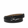 Dámsky opasok 41-1mc čierny