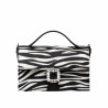 Dámska kabelka do ruky 039g 01 cavallino zebra