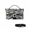 Dámska kabelka do ruky 039g 01 cavallino zebra