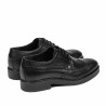 Elegantné topánky pre tínedžerov 8005 čierne