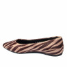 Dámske baleríny 1341 zebra camel