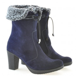 Dámske čižmy 3266 indigo velúr