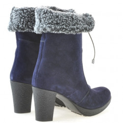 Dámske čižmy 3266 indigo velúr