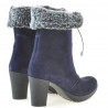 Dámske čižmy 3266 indigo velúr