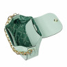 Dámska taška na plece 027g mint green