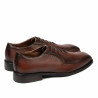 Elegantné pánske topánky 985 hnedé