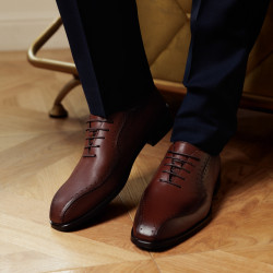 Elegantné pánske topánky 985 hnedé lifestyle