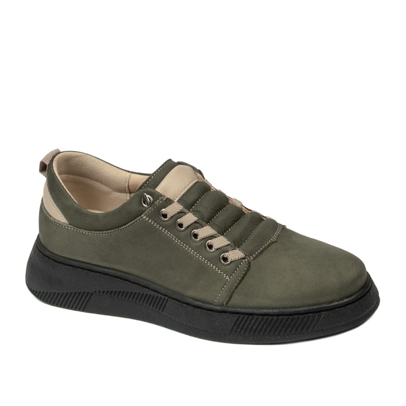 Športové topánky pre teenagerov 8006 bufo khaki kombinované