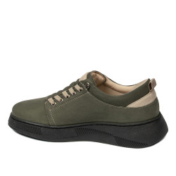 Športové topánky pre teenagerov 8006 bufo khaki kombinované