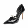 Elegantné dámske topánky 1350 čierny lak