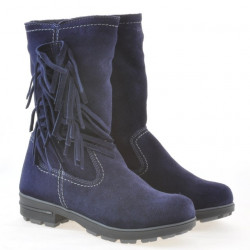 Detské čižmy 3208 indigo velúr