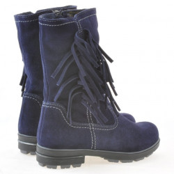Detské čižmy 3208 indigo velúr
