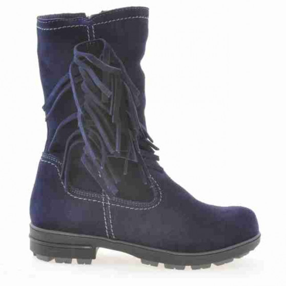 Detské čižmy 3208 indigo velúr