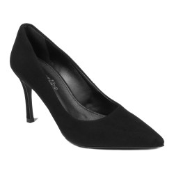 Elegantné dámske topánky 1320 čierny velúr