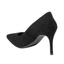 Elegantné dámske topánky 1320 čierny velúr