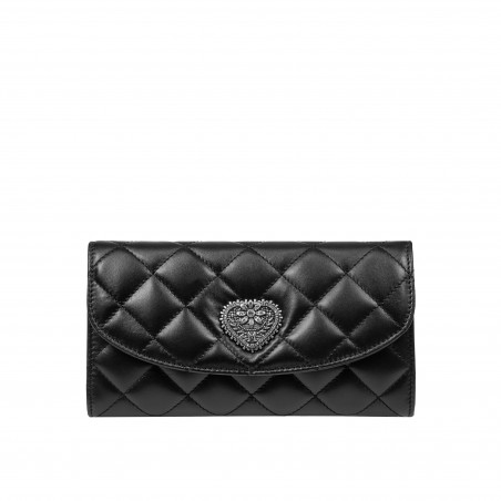 Dámska ramenná taška 048g 01 čierna napa