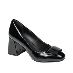 Elegantné dámske topánky 1324 čierny lak