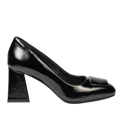 Elegantné dámske topánky 1324 čierny lak