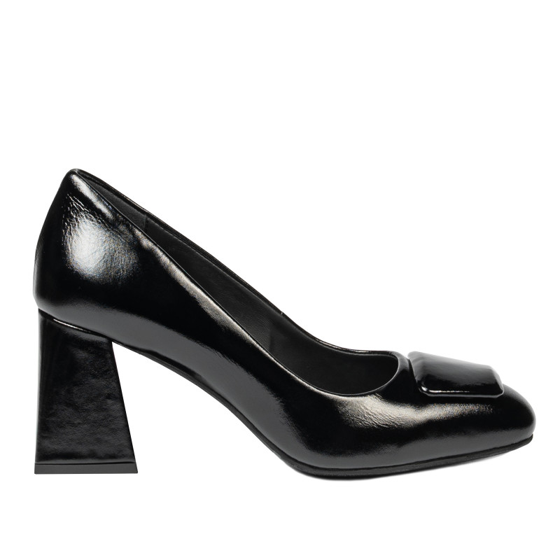 Elegantné dámske topánky 1324 čierny lak