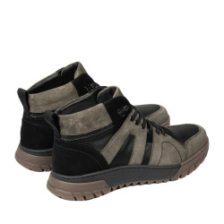 Pánske topánky 4153 bufo kaki+čierna
