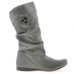 Dámske čižmy 257 crep sivé