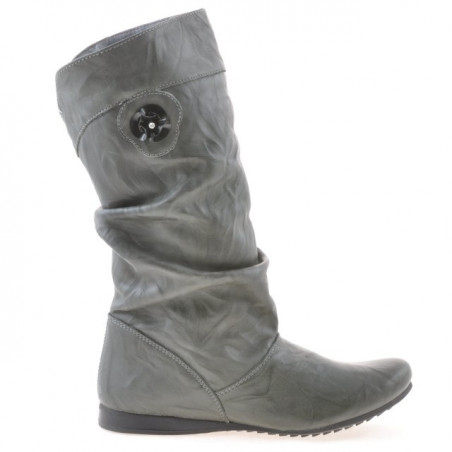Dámske čižmy 257 crep sivé