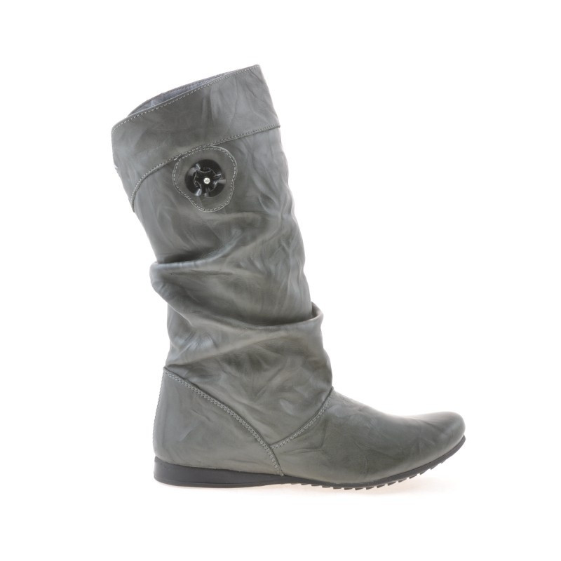 Dámske čižmy 257 crep sivé