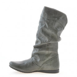 Dámske čižmy 257 crep sivé