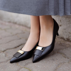 Elegantné dámske topánky 1358 čierne lifestyle