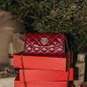 Dámska kabelka na rameno 048g burgundy lifestyle