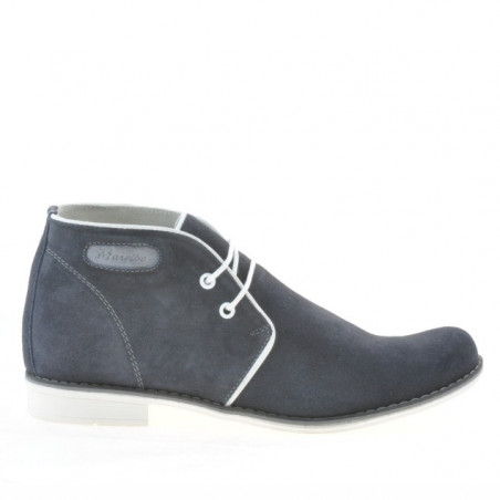 Detské topánky 464 indigo velúr+biela