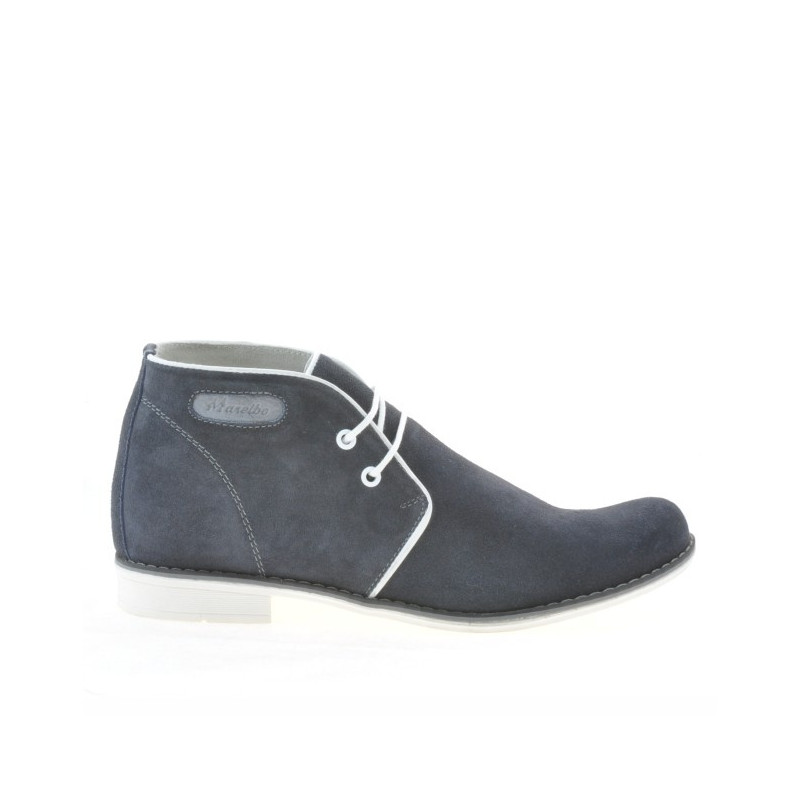 Detské topánky 464 indigo velúr+biela