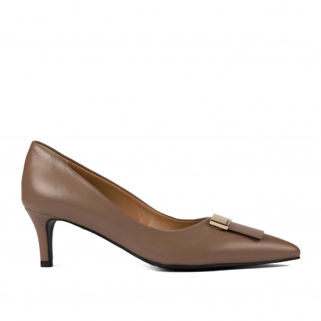 Elegantné dámske topánky 1358 capuccino