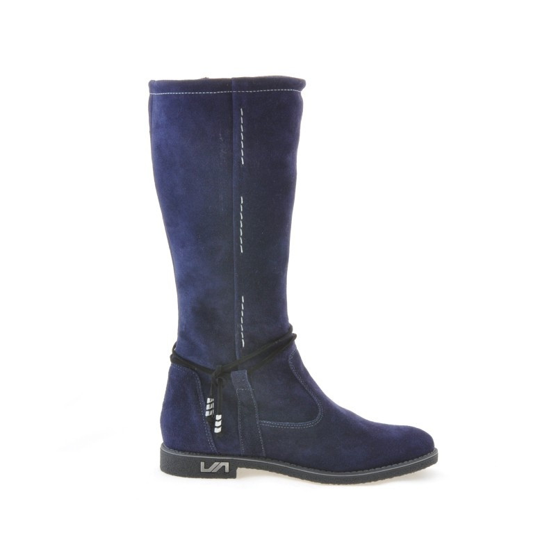 Dámske čižmy 3276 indigo velúr