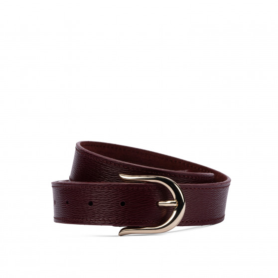 Dámsky opasok 46mc safián burgundy