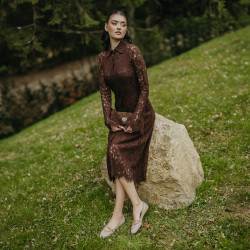 Dámske baleríny 1369 béžová kombinovaná lifestyle
