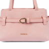 Dámska kabelka do ruky 056g camoscio baby pink