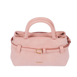 Dámska kabelka do ruky 056g camoscio baby pink