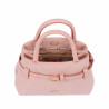 Dámska kabelka do ruky 056g camoscio baby pink