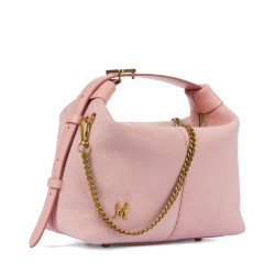 Dámska kabelka do ruky 037g camoscio baby pink