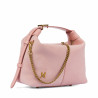 Dámska kabelka do ruky 037g camoscio baby pink