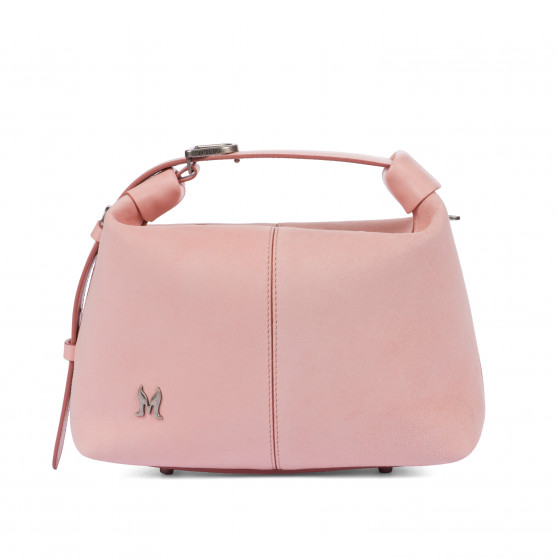 Dámska kabelka do ruky 037-1g 01 camoscio baby pink