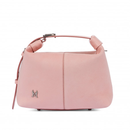 Dámska kabelka do ruky 037-1g 01 camoscio baby pink