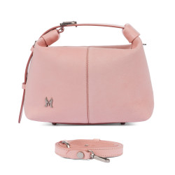 Dámska kabelka do ruky 037-1g 01 camoscio baby pink