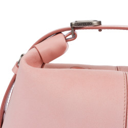Dámska kabelka do ruky 037-1g 01 camoscio baby pink