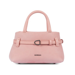 Dámska kabelka do ruky 056g 01 camoscio baby pink