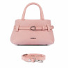 Dámska kabelka do ruky 056g 01 camoscio baby pink