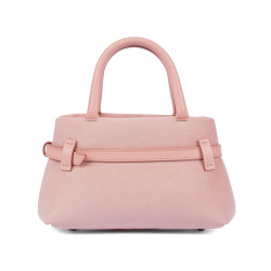 Dámska kabelka do ruky 056g 01 camoscio baby pink